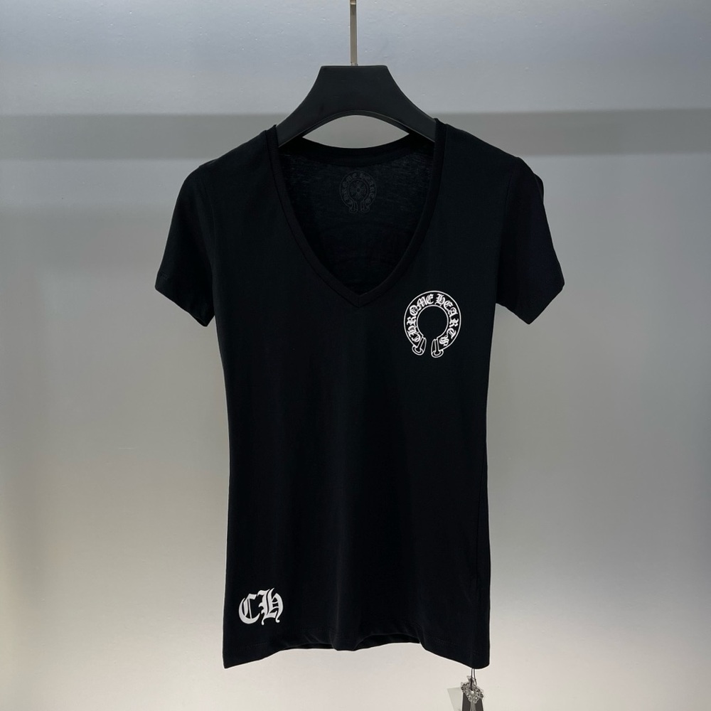 Chrome Hearts Black Short Sleeve Tee